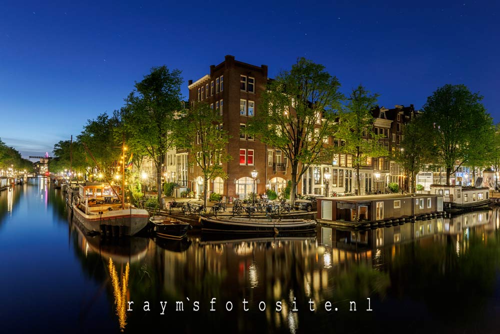 Brouwersgracht bij de papiermolensluis.
