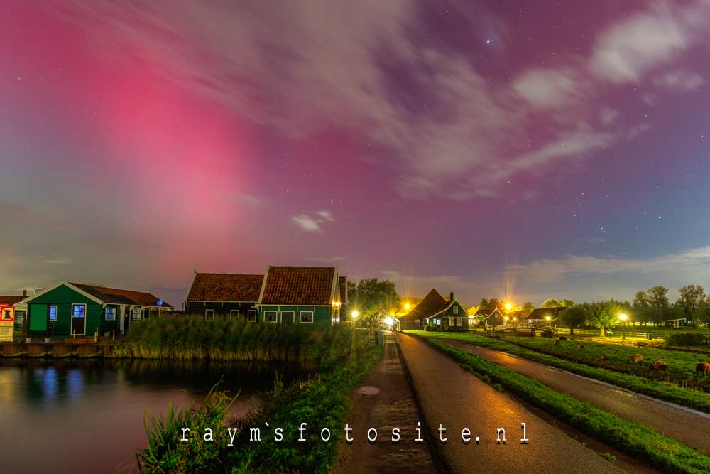 Waar het in de rest van Nederland flink bewolkt was, klaarde het in het noorden flink op.