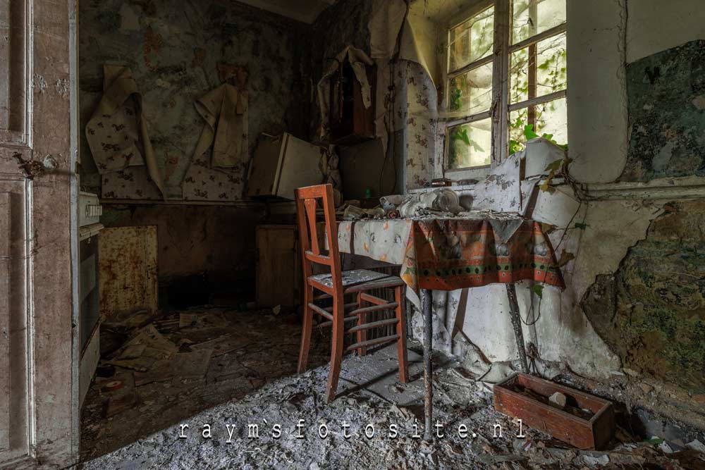 Urbex 2024. Een lang verlaten huis in België.