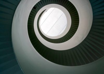 Mooie trappen om te fotograferen: En ook dit is de trap bij Sigmax. Prachtige architectuur.