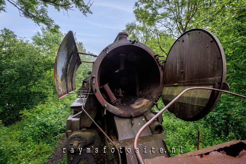 Gave verlaten treinen en locomotieven in België.