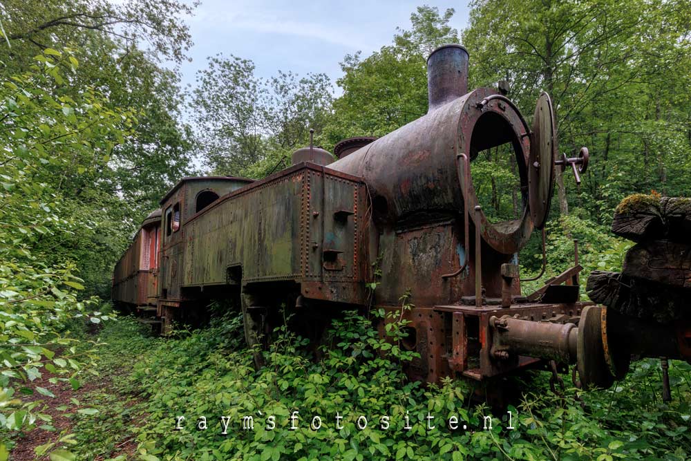 Jungle Train. Verlaten locomotieven en treintoestellen in België.