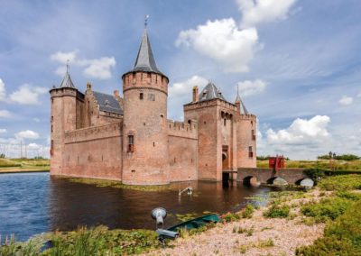 Kastelen. Het Muiderslot. Het bekendste kasteel van Nederland.