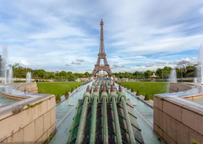 De Eiffeltoren van Parijs. Het icoon van deze mooie Franse stad.