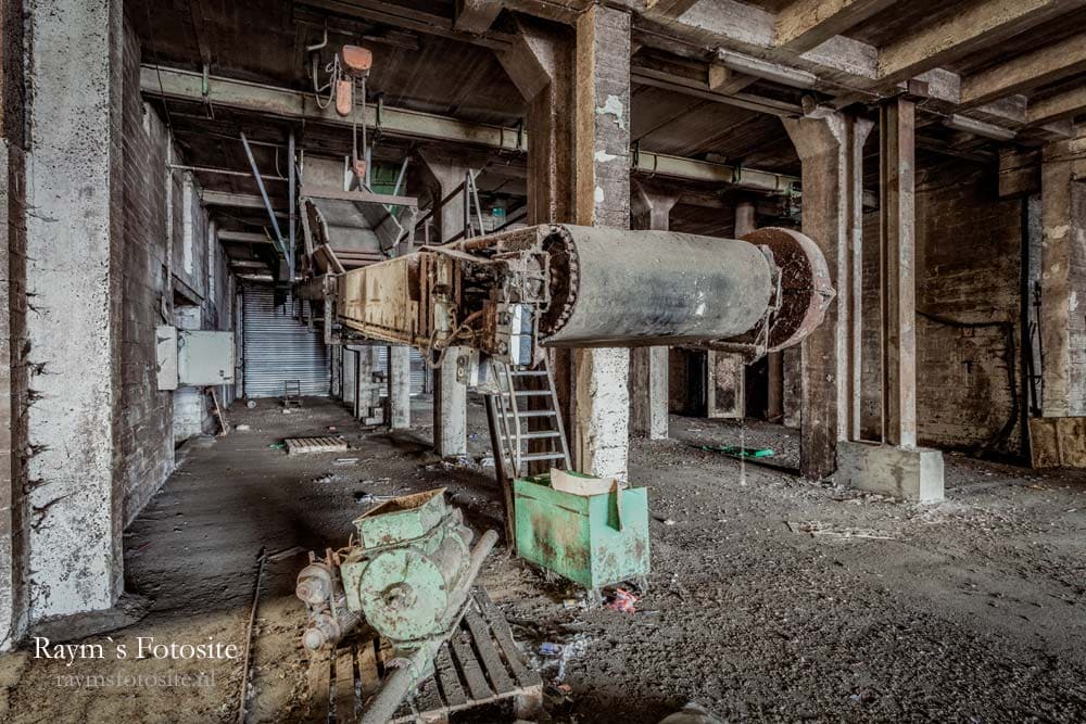 Feed Factory. Dit was het leukste plekje van deze verlaten veevoeder fabriek in België.