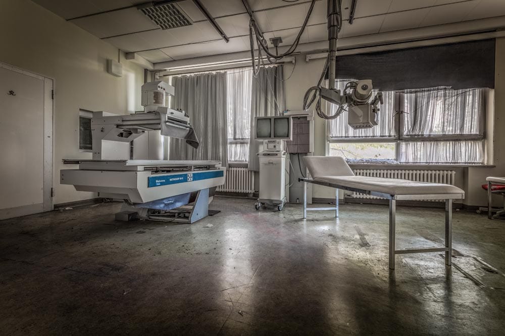 Hospital BTOK, verlaten ziekenhuis in Duitsland.