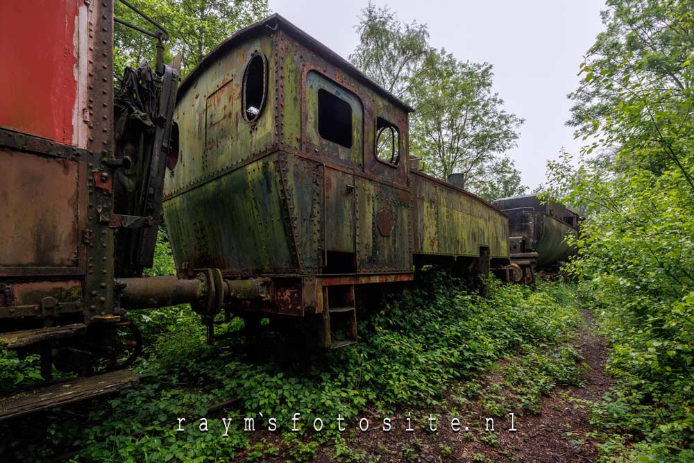 Jungle train. Urbex treinen in België.