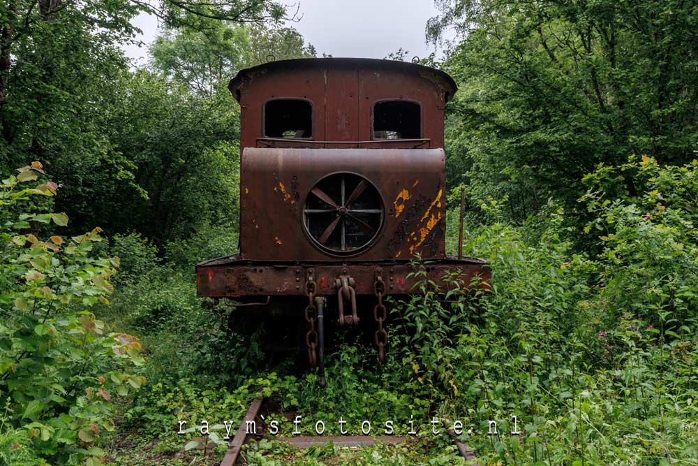 Dit treintoestel is nu voor de locomotief geplaatst, jammer...!