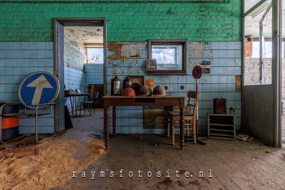Dit was in het andere pand op het terrein. Erg leuke hoekjes in deze oude fabriek.