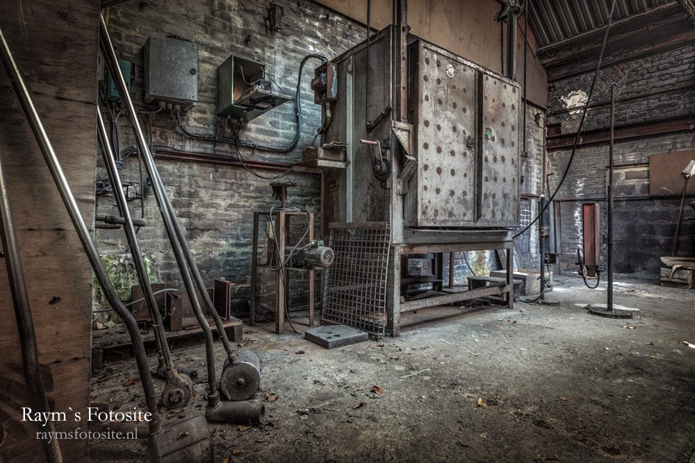 Usine Inconnu. Een minder bekende verlaten fabriek in België.