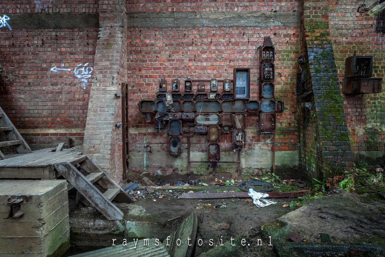 Brickworks. Verlaten steenfabriek België
