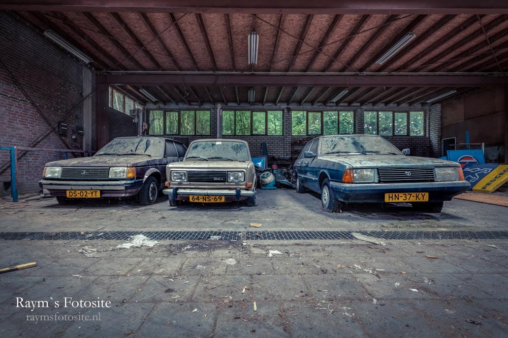 Garage Simca. Een urbexlocatie in Nederland.