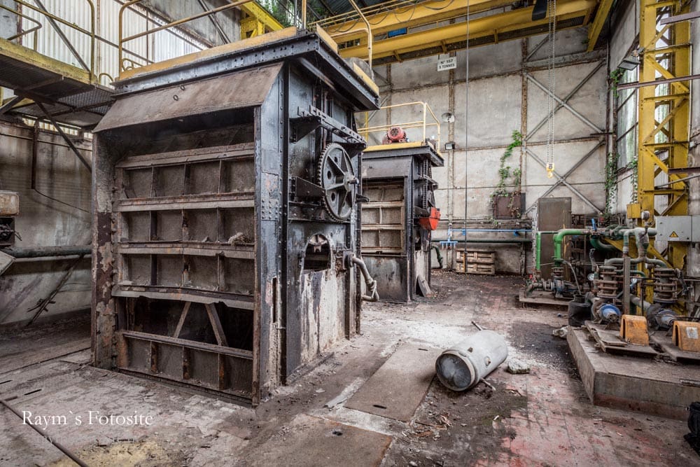 Generator Ideal. Verlaten industrie in België.