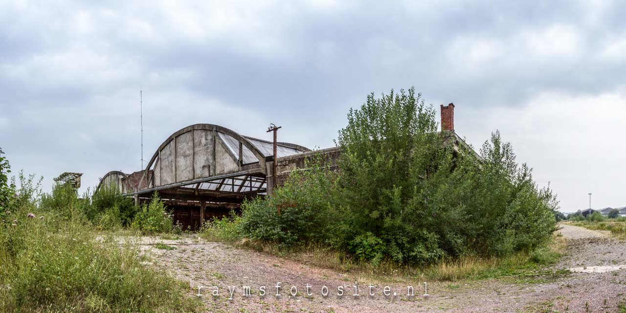 Een oud treinstation in België