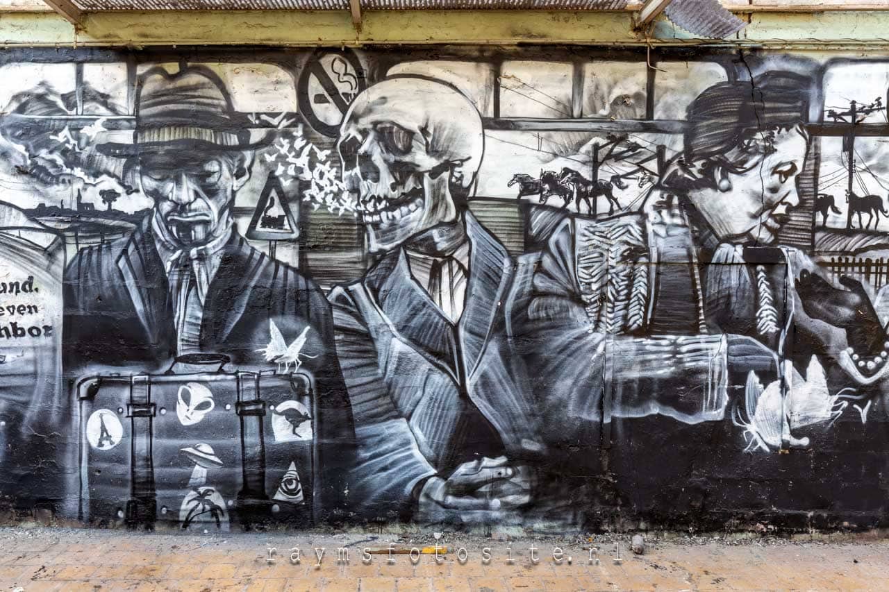 Klaas van der Linden graffiti Skeleton Factory.