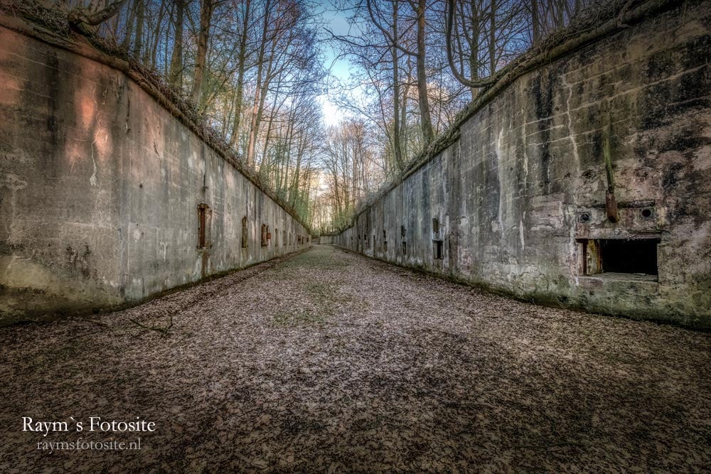 Fort C een verlaten fort in België. 